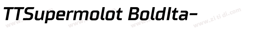 TTSupermolot BoldIta字体转换